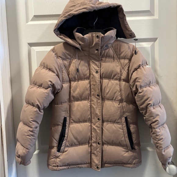HALTI Brahe Finnish Puffer Down Insulated Ski Snow Everyday Jacket Tan US 8 - Picture 4 of 16